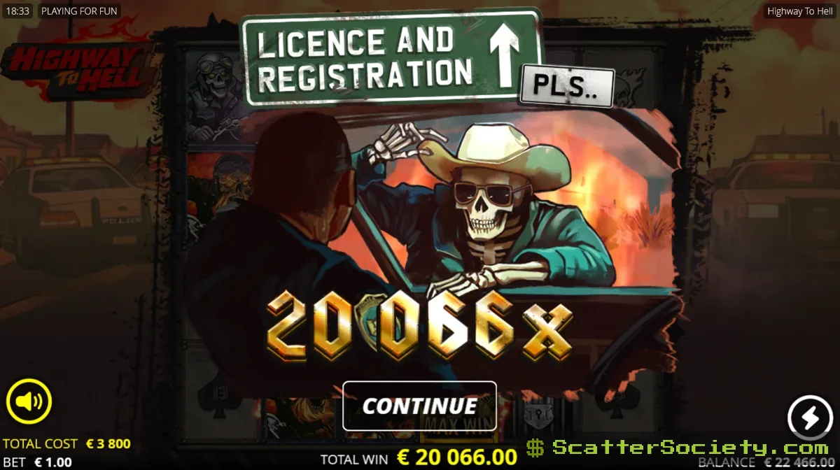Highway to Hell Hell Spins bonus screen showing multiple Hellevator Booster symbols with escalating multiplier values